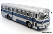 Ikarus-556 Transit Bus, Blue/Silver 1:43 Diecast Model Bus by Premium ClassiXXs
