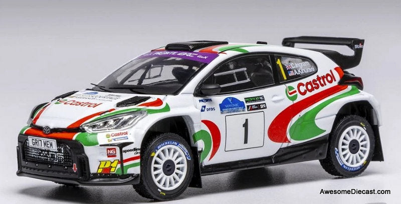 2017 Toyota GR Yaris Rally #1 1:18 Diecast Model Car by IXO