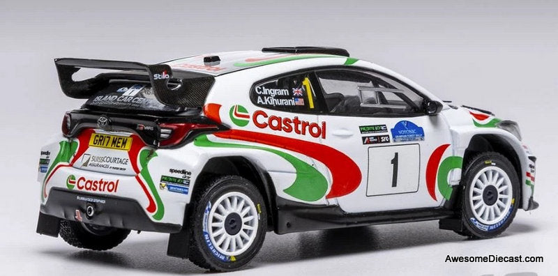 2017 Toyota GR Yaris Rally #1 1:18 Diecast Model Car by IXO