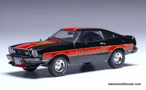 1977 Ford Mustang Cobra II, Black 1:43 Diecast Model Car by IXO