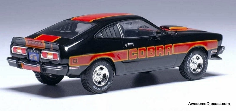 1977 Ford Mustang Cobra II, Black 1:43 Diecast Model Car by IXO
