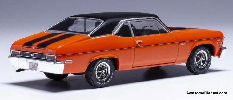 ミニカー k.a1974 Chevrolet C10 Nova SS 1971 Chevrolet Nova SS, Orange 1:43 Diecast Model Car by IXO