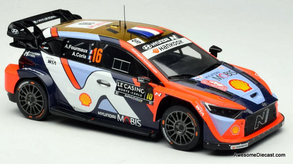 ixo 1/18 ヒョンデ i20 N Rally1 Hyundai i20 N Rally #16 1:18 Diecast Model Car by IXO – Awesome