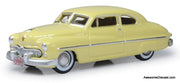 1949 Mercury 8 Coupe, Calabash Yellow 1:87 Diecast Model Car by Oxford Diecast