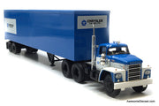1960 Dodge LCF CT 900 Day Cab w/40' Trailer: Chrysler Canada Ltd 1:87 ABS Plastic Model Truck by Brekina