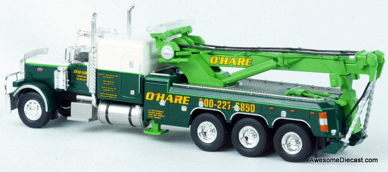 Peterbilt 359 Tri-Axle Heavy Duty Tow Truck: O'Hare 1:87 ABS Plastic Model Truck by Brekina