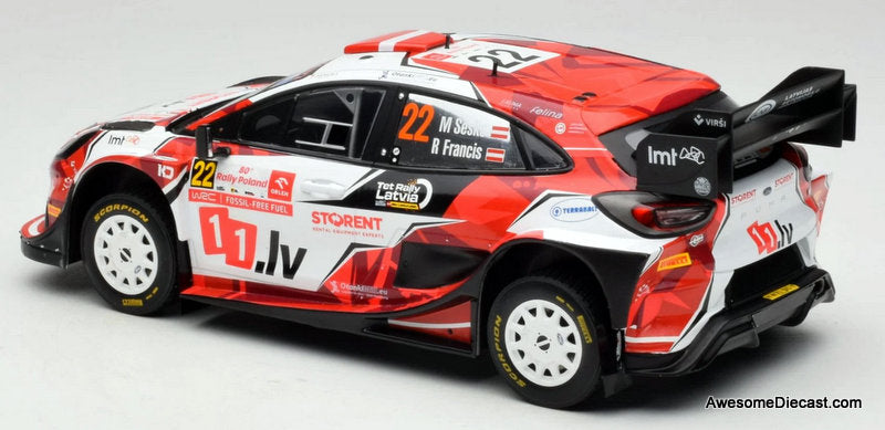 ixo models フォードプーマラリー1 1/18ミニカー Ford Puma Rally 1 #22 1:18 Diecast Model Car by IXO – Awesome