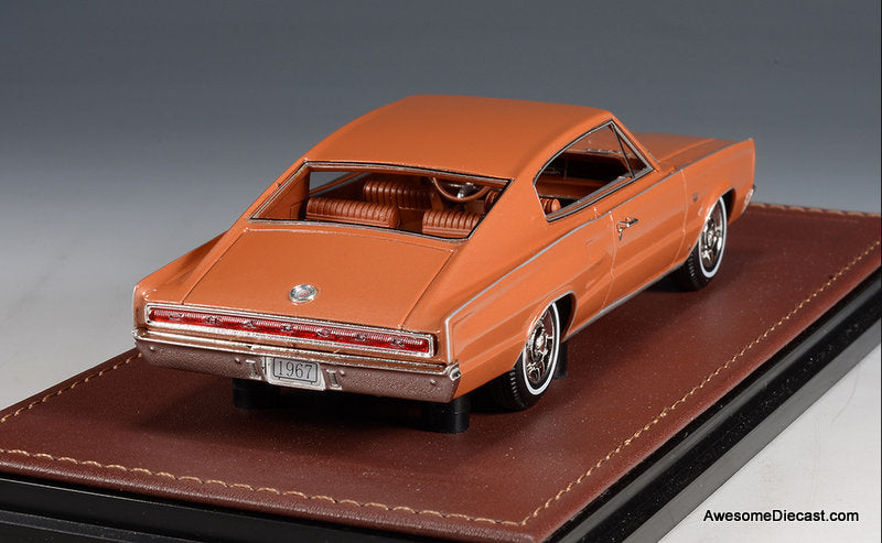 1967 Dodge Charger, Turbine Bronze Metallic 1:43 Resin cast Model car by GLM