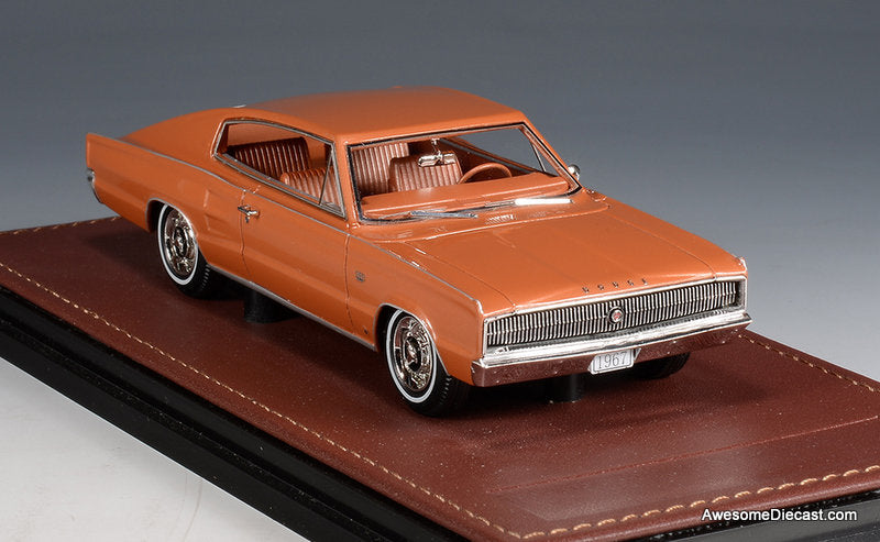 1967 Dodge Charger, Turbine Bronze Metallic 1:43 Resin cast Model