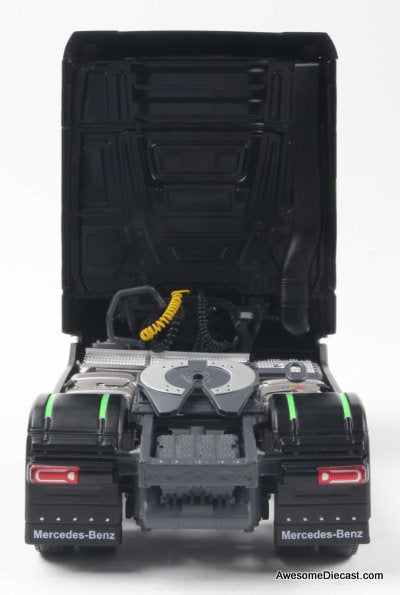2021 Mercedes Benz Actros R5 Italian Collection, Black 1:24 Diecast Model Truck by Solido