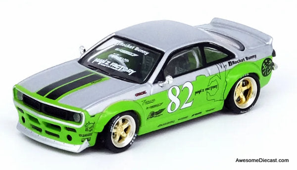 Nissan Sylvia S14 Rocket Bunny  #82 Manz Factory 1:64 Diecast Model Car by Inno64