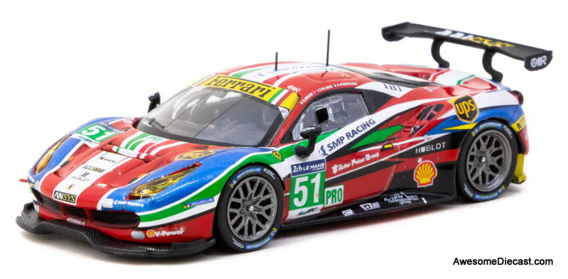 Ferrari 488 GTE #51 2016 Le Mans 24Hrs 1:64 Diecast Model Car by Tarmac Works