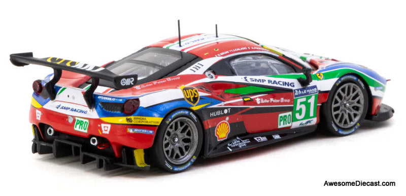 Ferrari 488 GTE #51 2016 Le Mans 24Hrs 1:64 Diecast Model Car by Tarmac Works