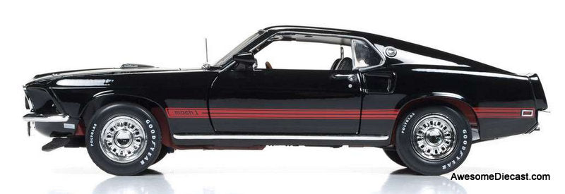1969 Ford Mustang Mach 1, Black (Hemmings Muscle Machines) 1:18