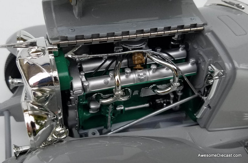 1935 Duesenberg SSJ Speedster, Gray 1:18 Diecast Model Car by Auto World