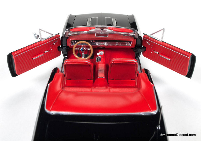 1967 Chevrolet Chevelle SS Convertible, Black 1:18 Diecast Model Car by Auto World