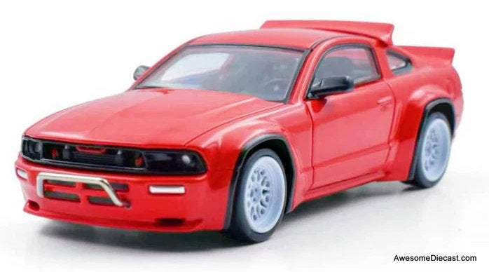 Pandem Mustang, Red 1:64 Diecast Model Car by Model M