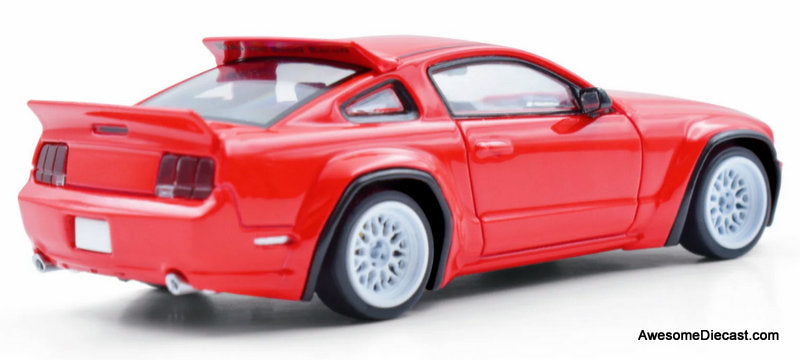 Pandem Mustang, Red 1:64 Diecast Model Car by Model M