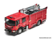 Scania P410 Urban Main Fire Truck, Beijing Fire Department 1:64 Diecast Model Fire Truck by Massdi