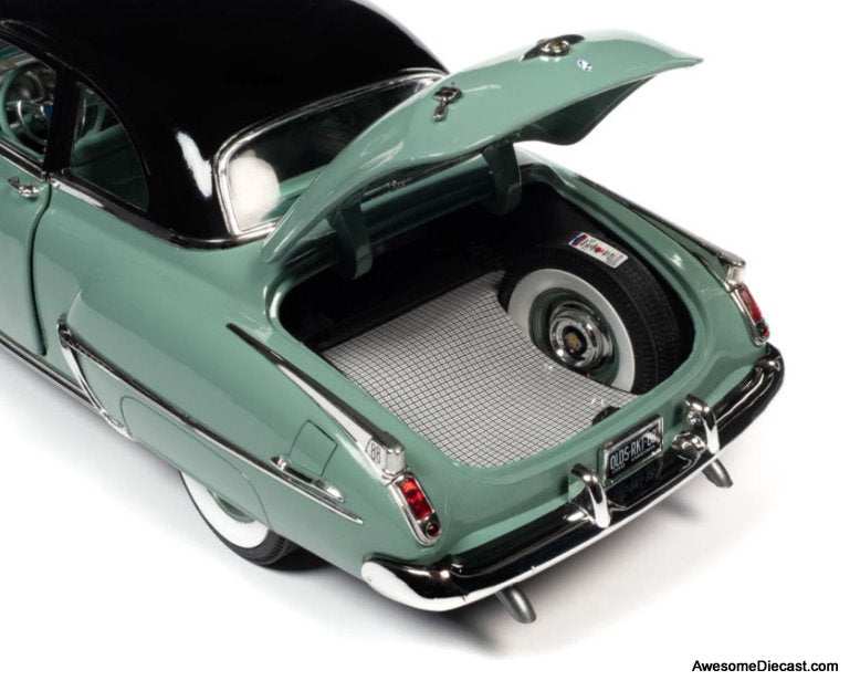 1950 Oldsmobile Rocket 88, Alder Green 1:18 Diecast Model Car by Auto World
