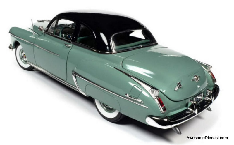 1950 Oldsmobile Rocket 88, Alder Green 1:18 Diecast Model Car by Auto World