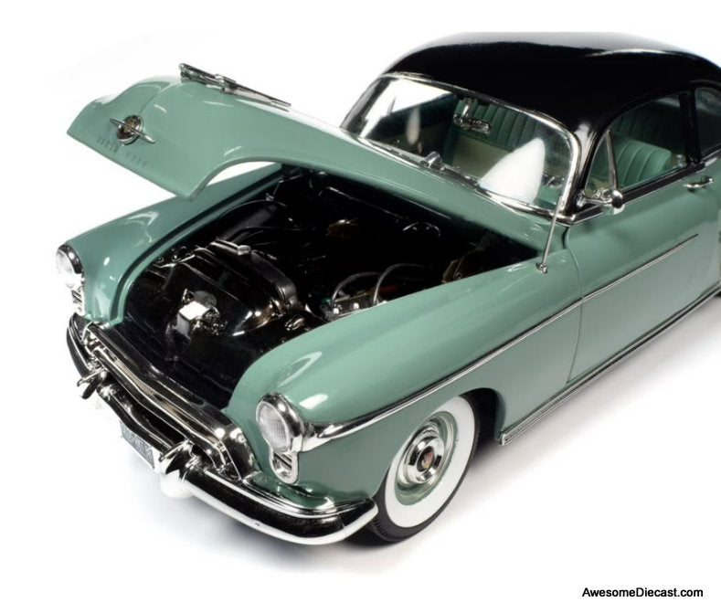 1950 Oldsmobile Rocket 88, Alder Green 1:18 Diecast Model Car by Auto World