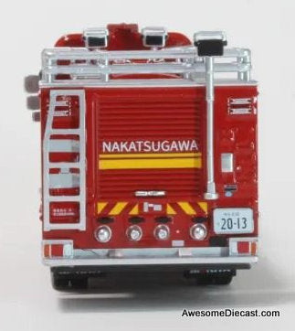 Only One!! Hino Mito: Nakatsugawa City Fire Department, Large Water Tank Truck 1:64 Diecast Model Fire Truck by ACT