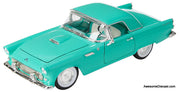 1955 Ford Thunderbird, Mint Green 1:18 Diecast Model Car by Road Signature