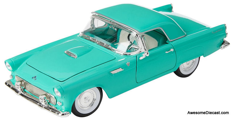 1955 Ford Thunderbird, Mint Green 1:18 Diecast Model Car by Road Signature