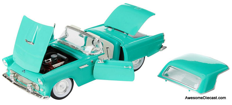 ミニカー ROAD Signature THUNDERBIRD 1/18 1955 Ford Thunderbird, Mint Green 1:18 Diecast Model Car by Road