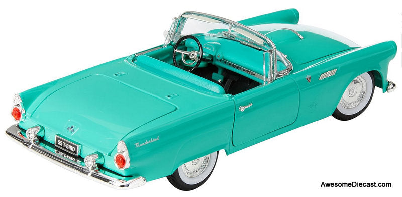 1955 Ford Thunderbird, Mint Green 1:18 Diecast Model Car by Road