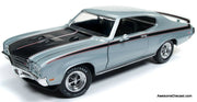 1971 Buick GSX, Light Gray Metallic 1:18 Diecast Model Car by Auto World