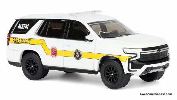 2024 Chevrolet Tahoe Montgomery County Maryland Fire & Rescue 1:64 Diecast Model Car by Greenlight