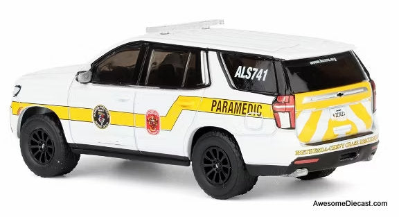 2024 Chevrolet Tahoe Montgomery County Maryland Fire & Rescue 1:64 Diecast Model Car by Greenlight