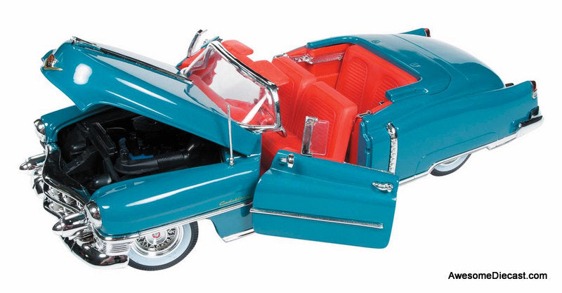 1953 Cadillac Eldorado Convertible, Tunis Blue 1:18 Diecast Model