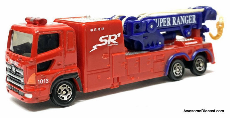 Yokohama Fire Bureau Super Ranger Mobility Towing Work Vehicle 1:90 Diecast Model Truck by Tomica