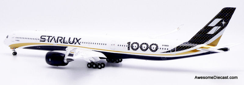 Airbus A350-1000 Starlux Airlines (Reg #B-58551) "Carbon Fiber" 1:200 Diecast Model Plane by JC Wings