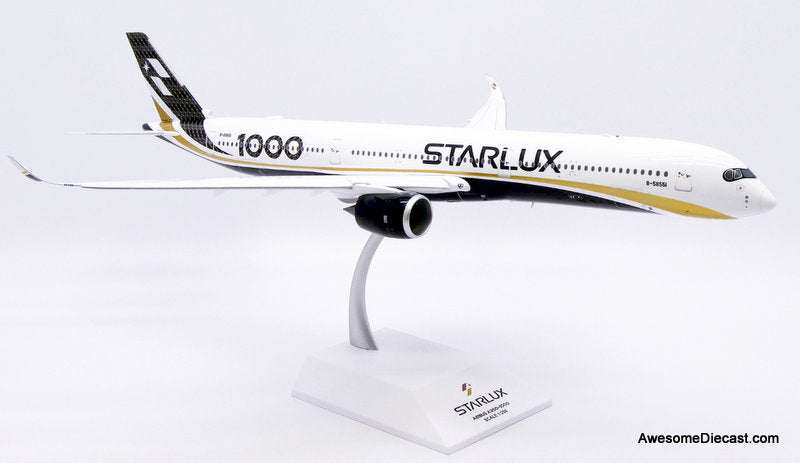 Airbus A350-1000 Starlux Airlines (Reg #B-58551) "Carbon Fiber" 1:200 Diecast Model Plane by JC Wings