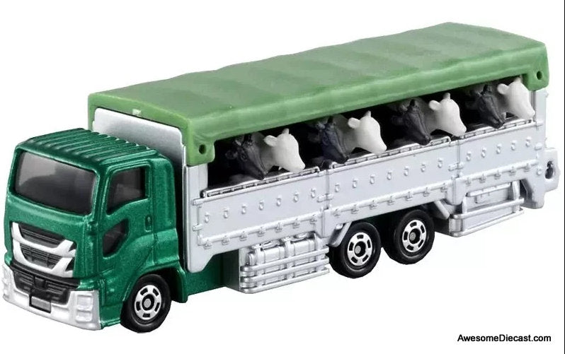 Isuzu Giga Cattle Truck w/Cattle Diecast Model Truck by Tomica