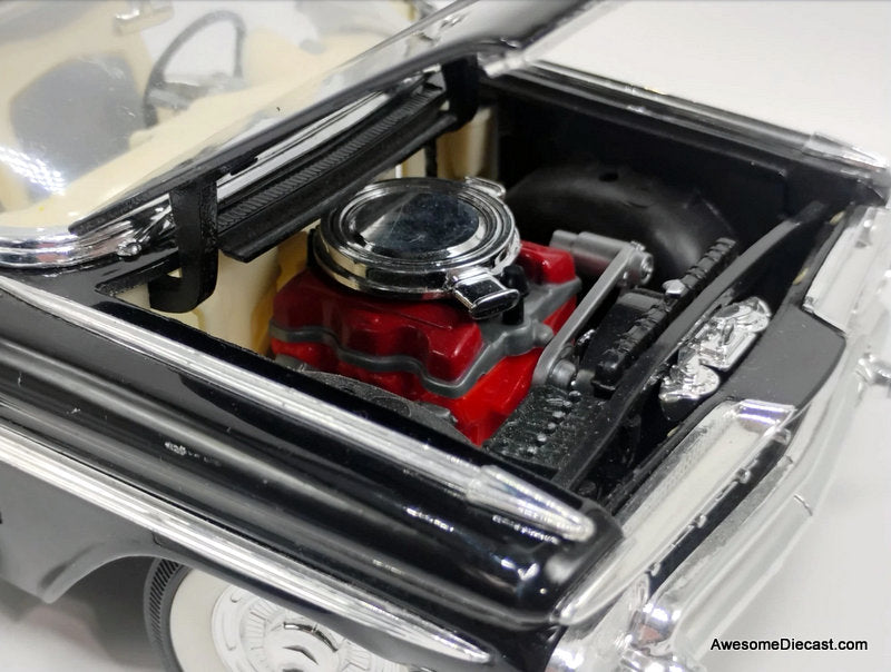 1959 Chevrolet Impala Convertible, Black 1:18 Diecast Model Car by