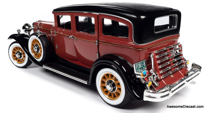 1931 Peerless Master 8 Sedan, Cinnamon Red 1:18 Diecast Model Car by Auto World