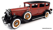 1931 Peerless Master 8 Sedan, Cinnamon Red 1:18 Diecast Model Car by Auto World