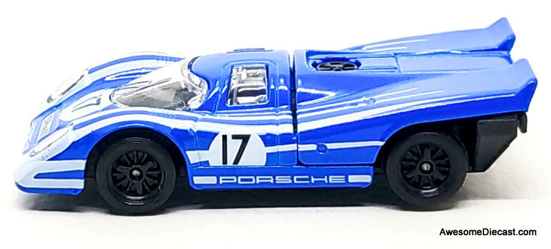 Porsche 917K Blue/White #17 1:64 Diecast Model Car by Majorette