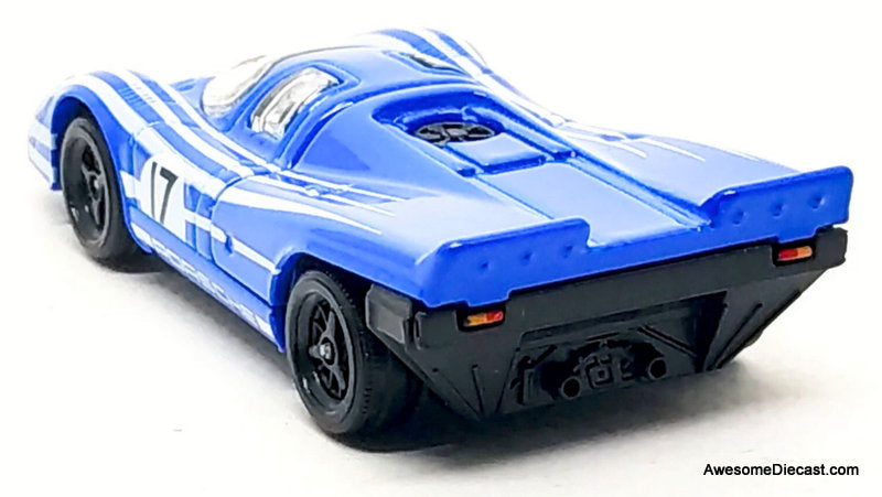 Porsche 917K Blue/White #17 1:64 Diecast Model Car by Majorette