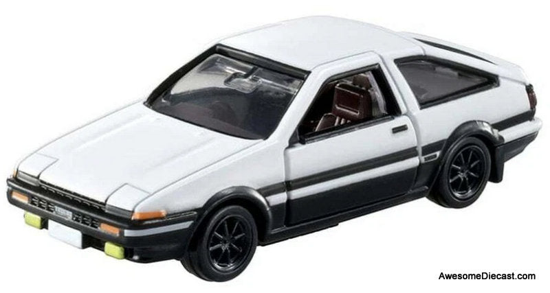 Toyota AE86 Trueno, White Initial D Diecast Model Car by Tomica