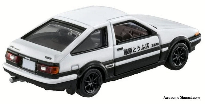 Toyota AE86 Trueno, White Initial D Diecast Model Car by Tomica