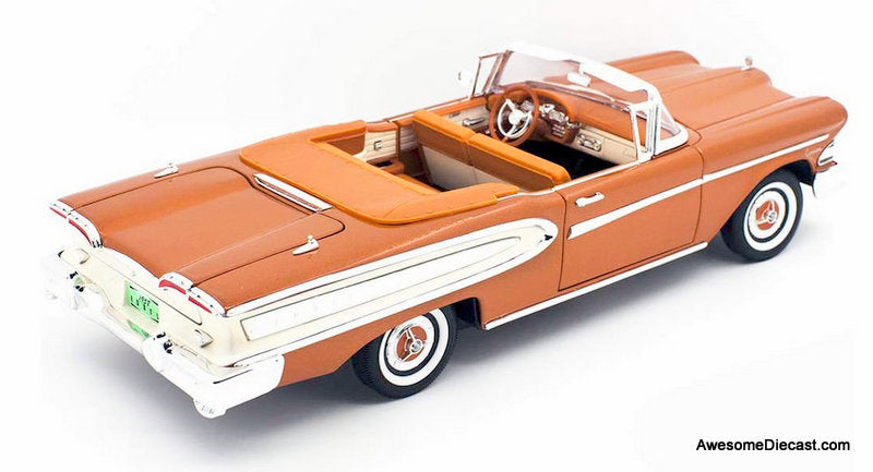 1958 Edsel Citatation Convertible, Metallic Brown 1:18 Diecast Model Car by Road Signature