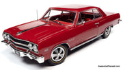 1965 Chevrolet Chevelle SS Z16 (MCACN), Regal Red 1:18 Diecast Model Car by Auto World