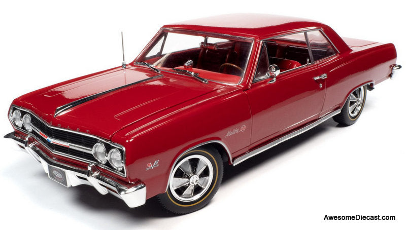 1965 Chevrolet Chevelle SS Z16 (MCACN), Regal Red 1:18 Diecast Model Car by Auto World