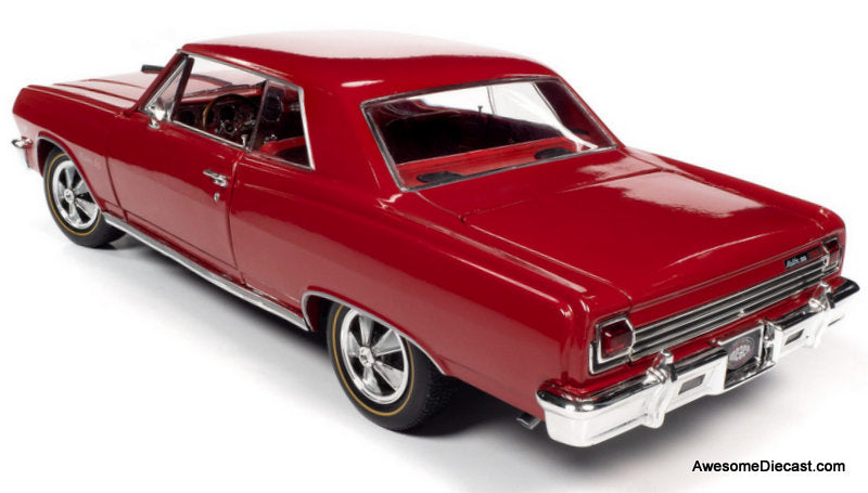 1965 Chevrolet Chevelle SS Z16 (MCACN), Regal Red 1:18 Diecast Model Car by Auto World